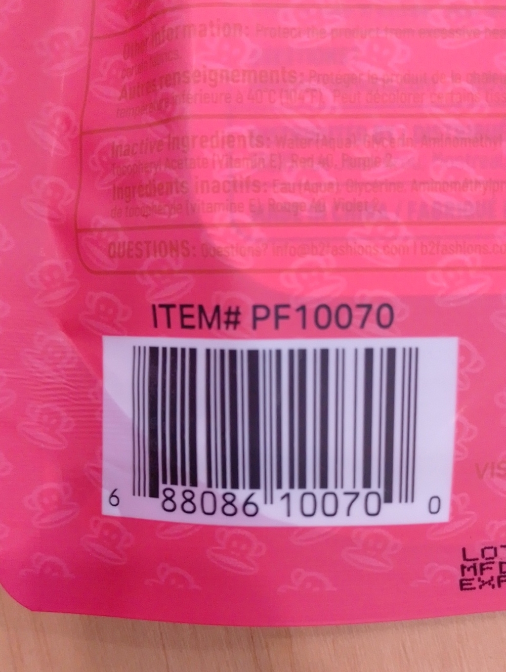 Paul Frank Hand Sanitizer Spray Set 3 - Watermelon - Picture 10 of 10